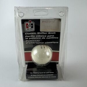 Hurst Classic Shifter Knob 163 0114 White 5 Speed Fits Mustang Manual Made USA
